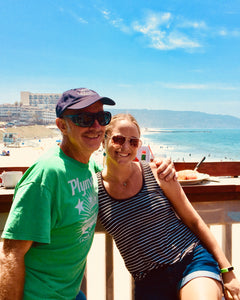 Dad and daughter, many years after initial cancer diagnosis