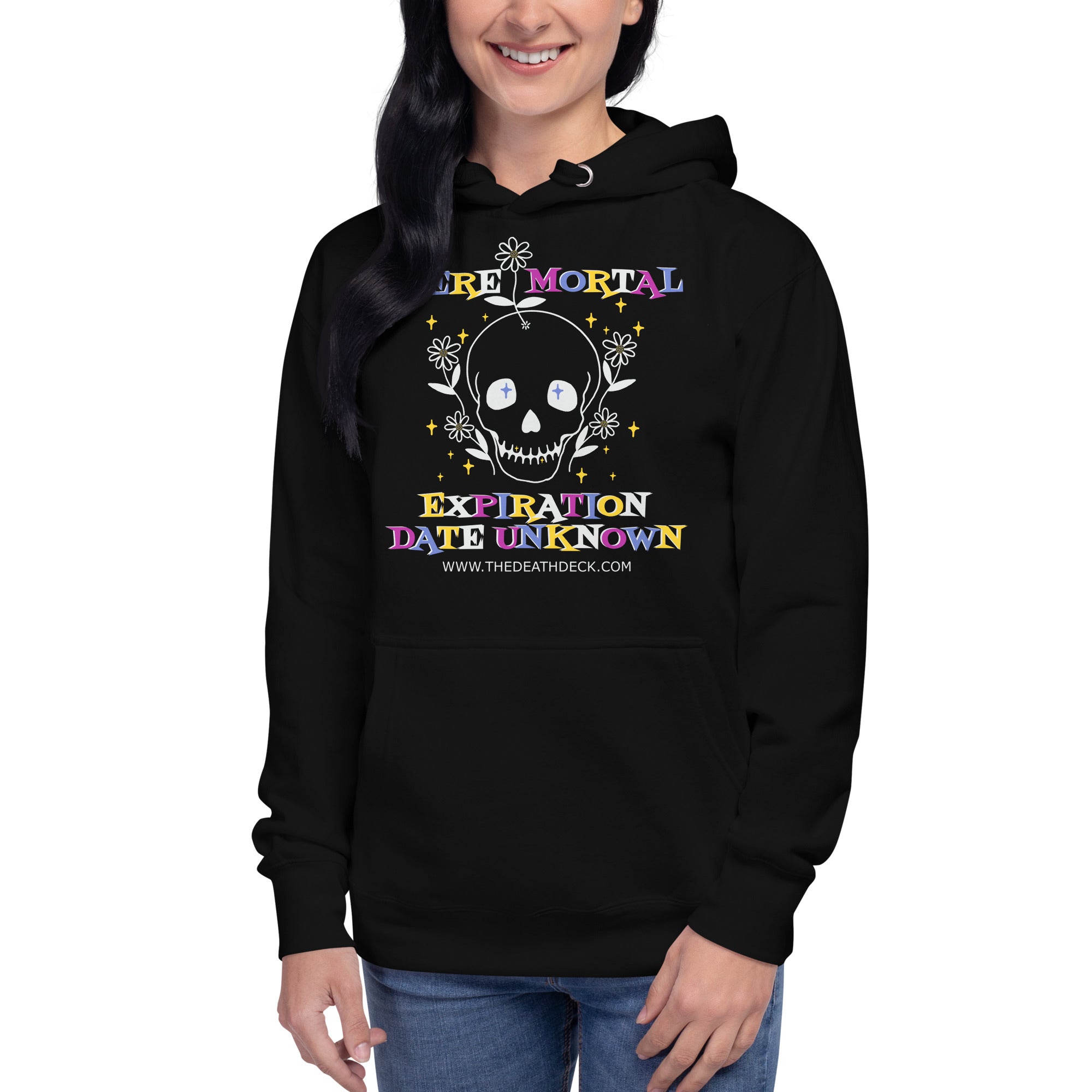 Mere Mortal Unisex black Hoodie