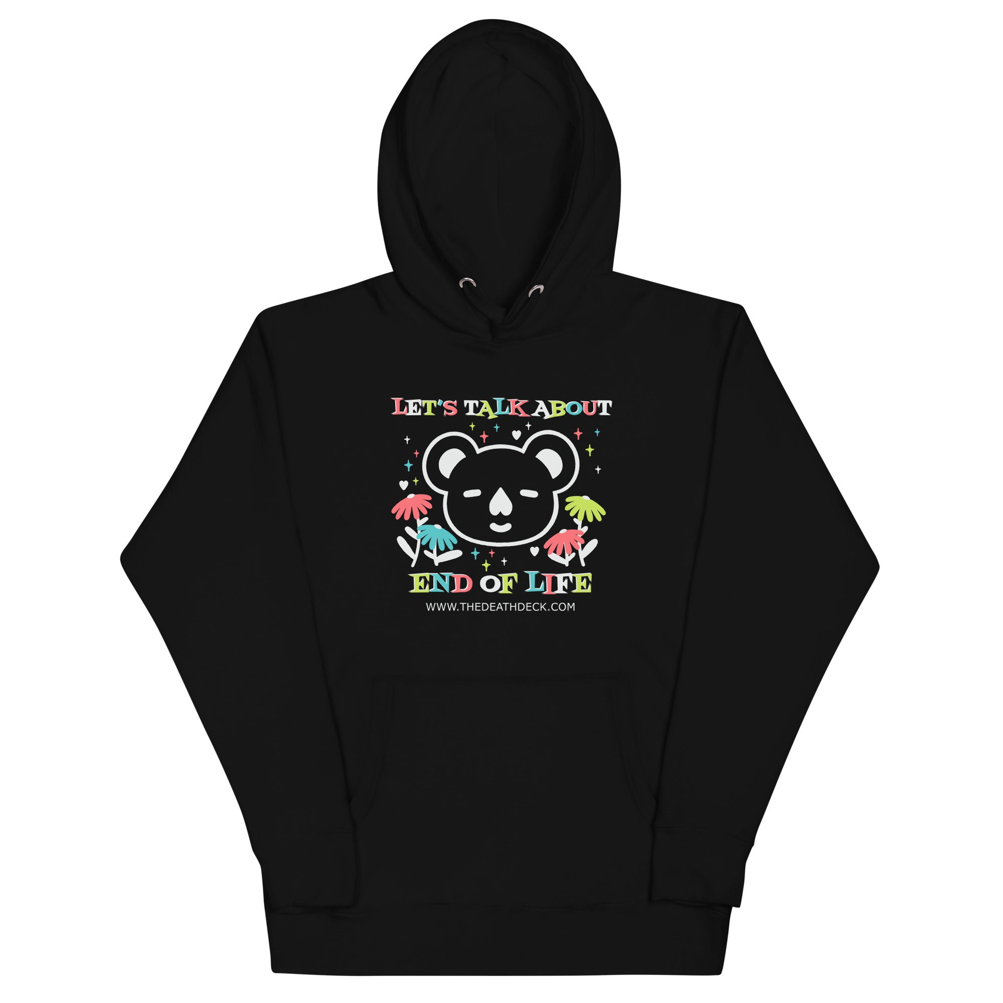 Let's Talk About End of Life Unisex black Hoodie