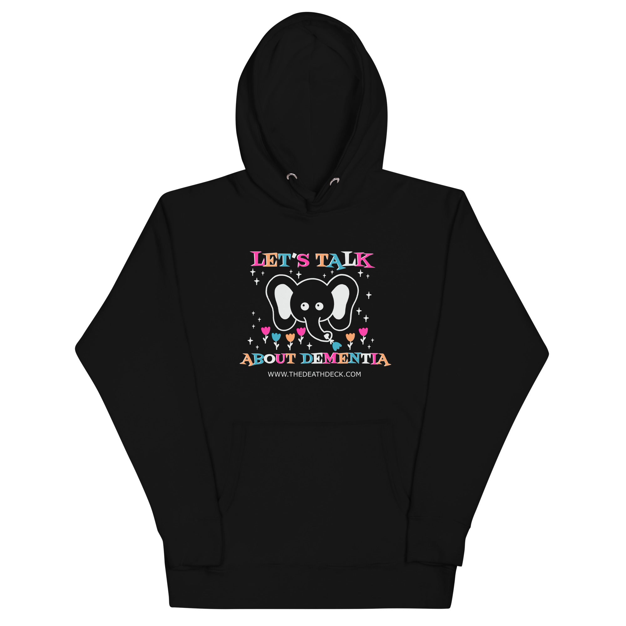 Let's Talk About Dementia Unisex black Hoodie