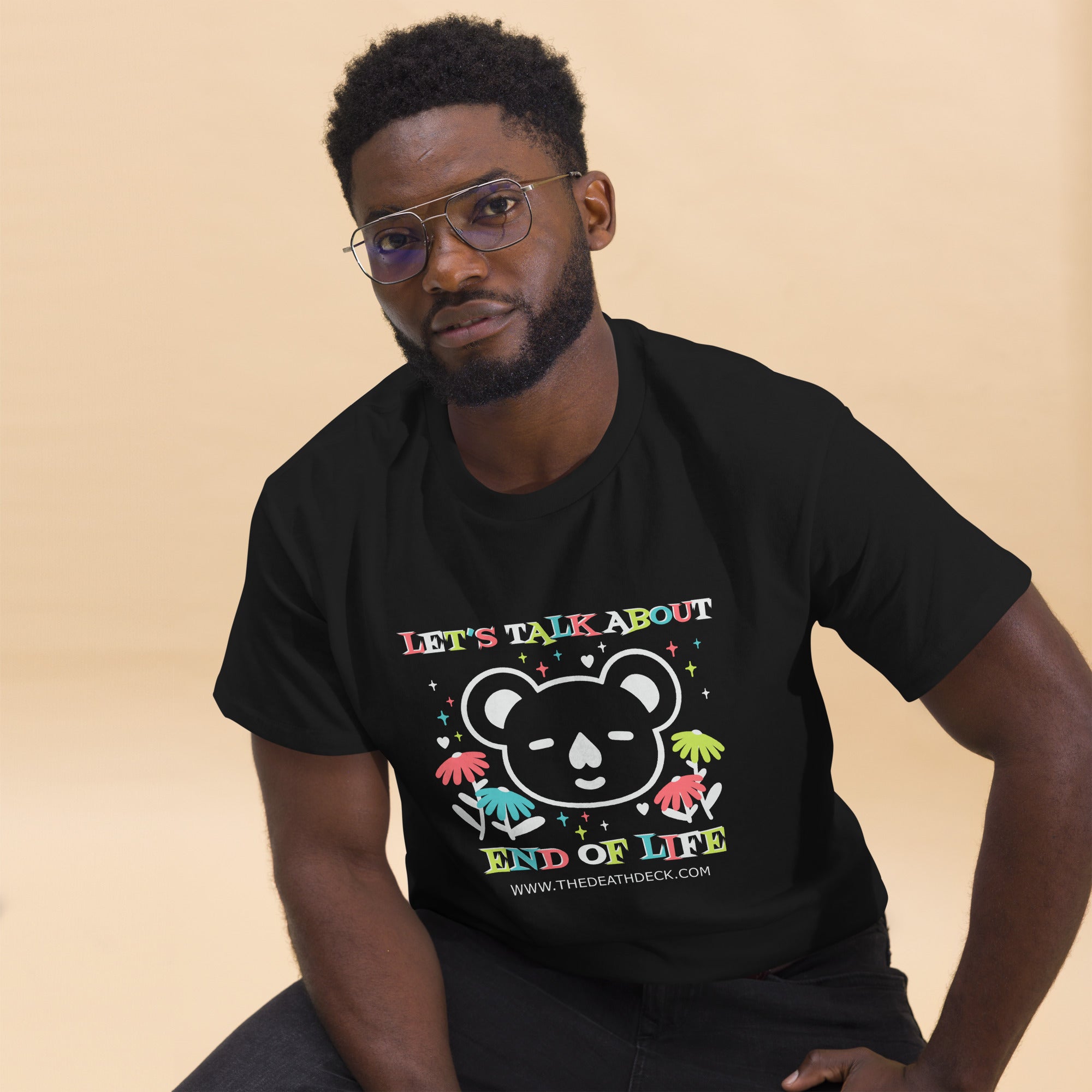 Let's Talk About End of Life- black Unisex classic tee