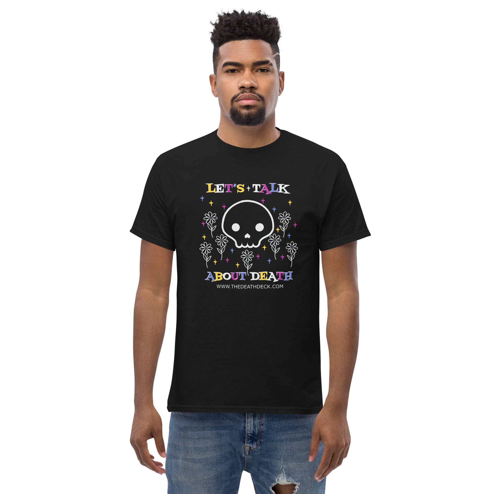 Let's Talk About Death- black Unisex classic tee