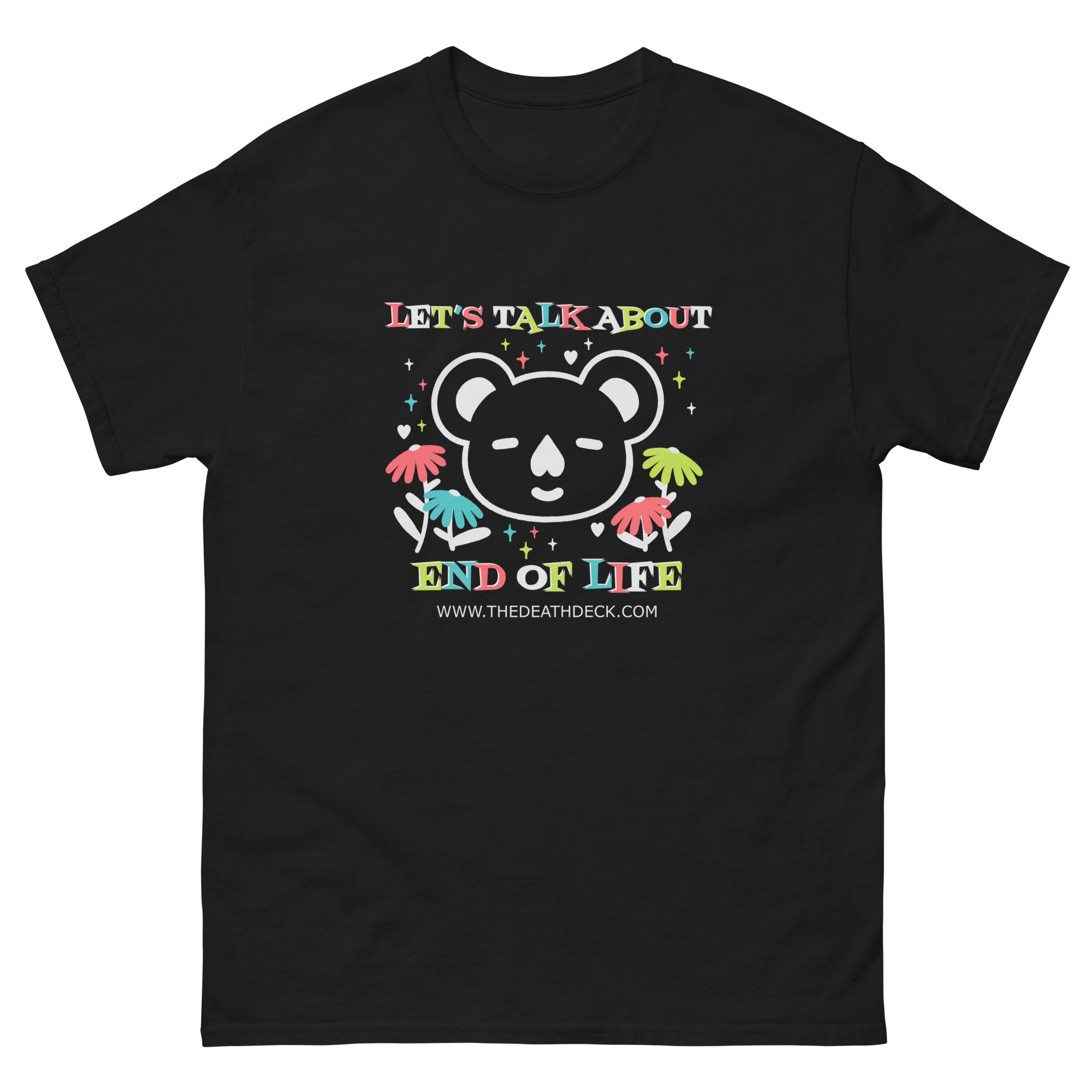 Let's Talk About End of Life- black Unisex classic tee