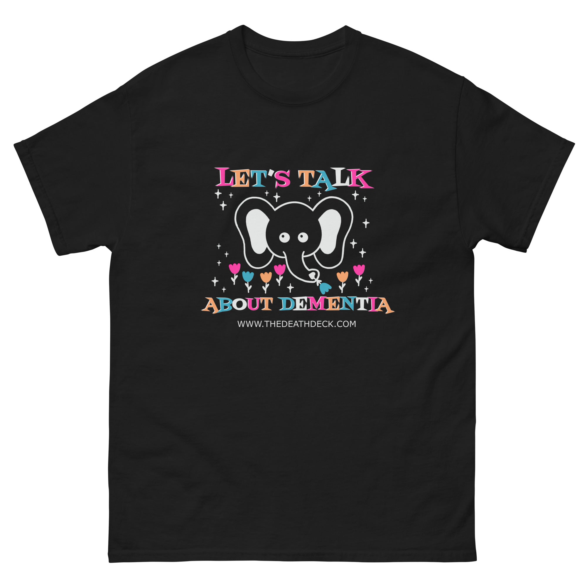 Let's Talk About Dementia- black Unisex classic tee