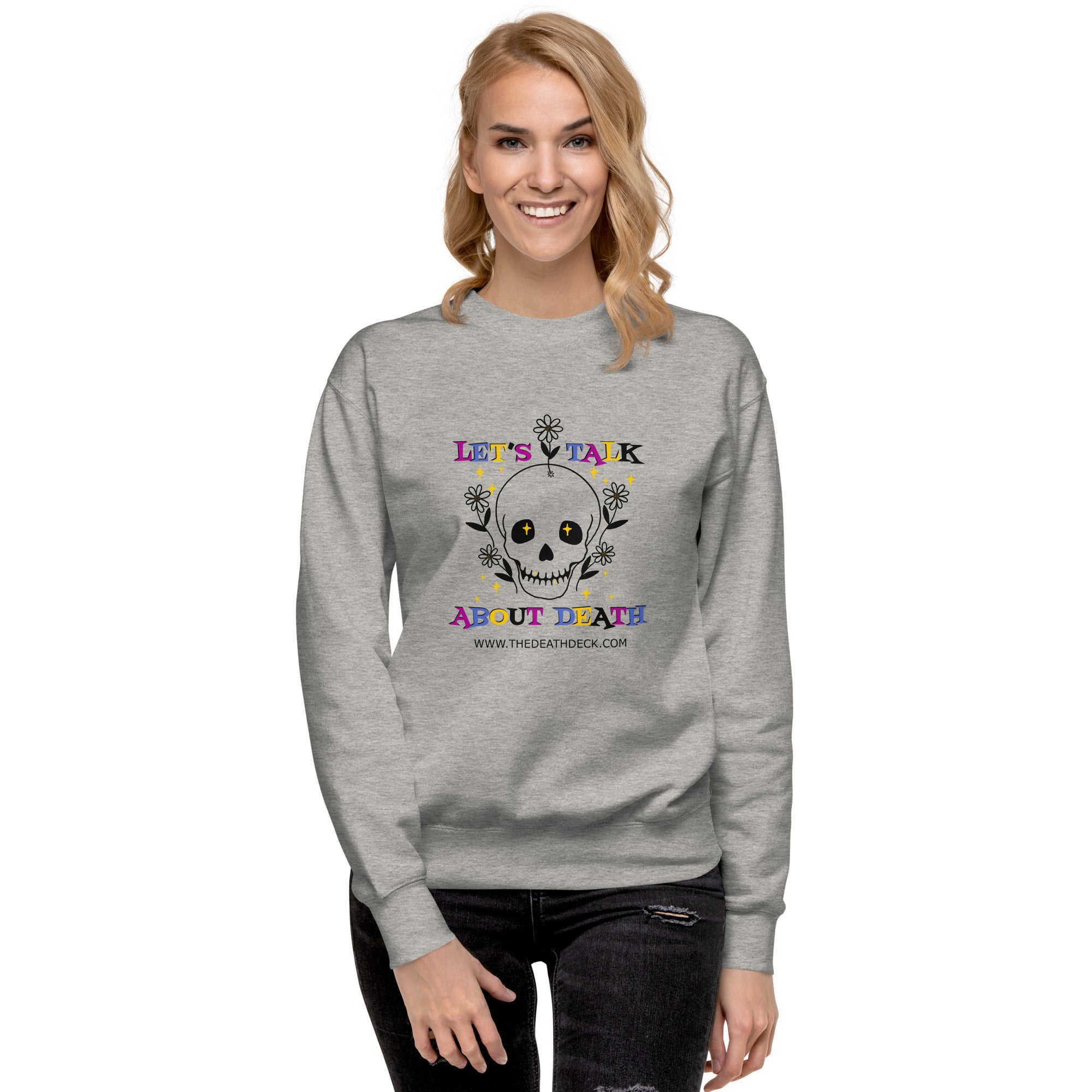 Let's Talk About Death Unisex Premium Sweatshirt