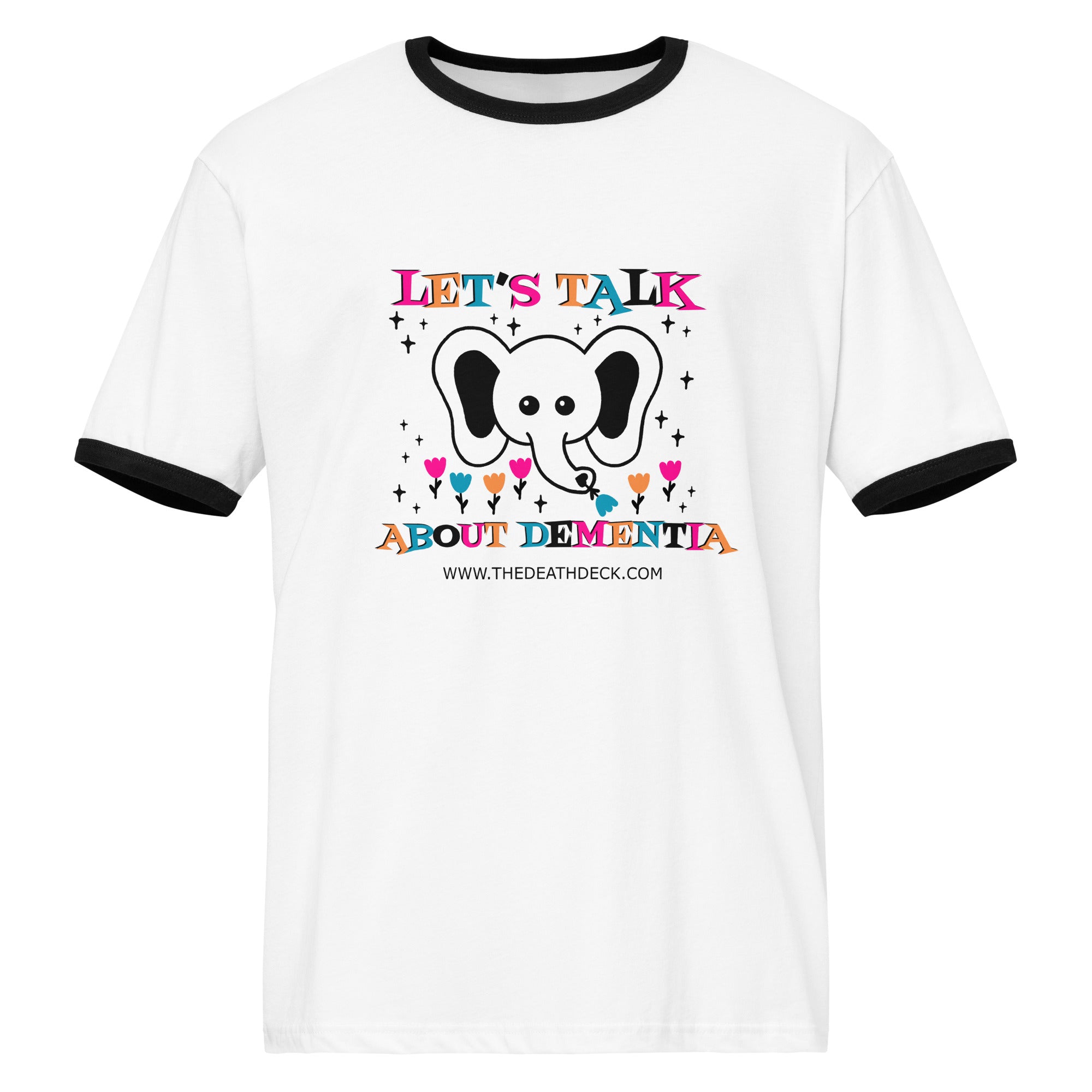 Let's Talk About Dementia Unisex ringer t-shirt